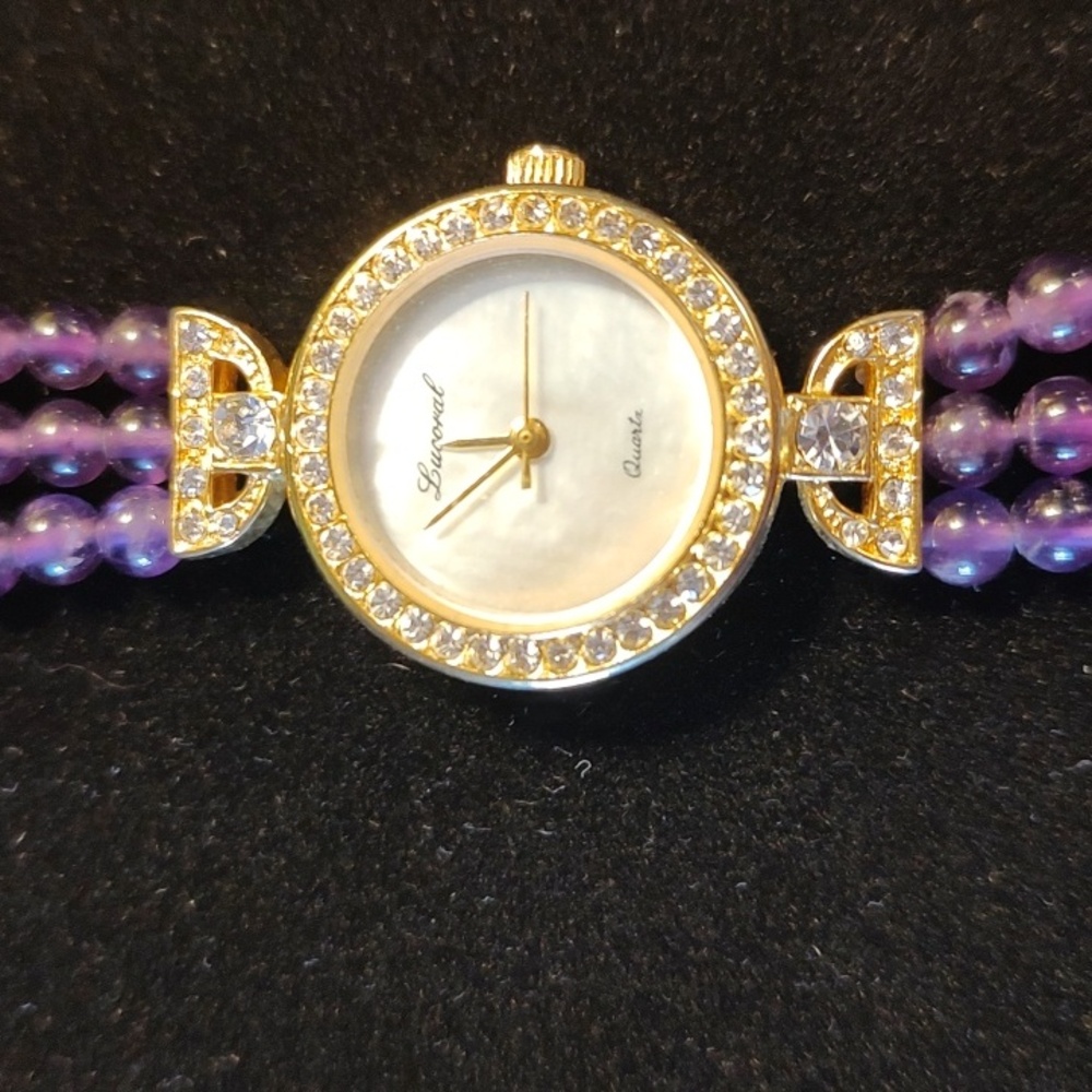 Amethyst Beaded Watch - Picture 3 of 7
